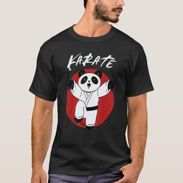 Classic Karate Panda T-Shirt (Front)