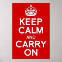 CLASSIC KEEP CALM AND CARRY ON