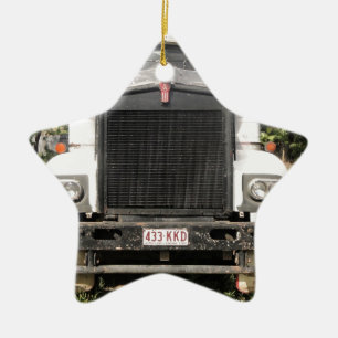 Classic Kenworth Truck Ceramic Ornament