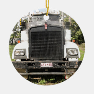 Classic Kenworth Truck Ceramic Tree Decoration