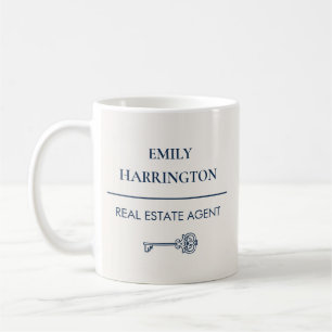 Classic Key Ivory Real Estate Agent Coffee Mug