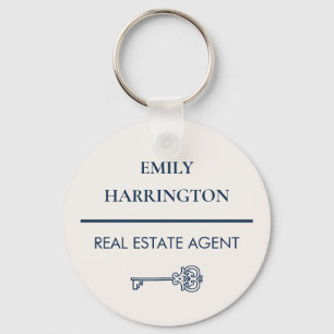 Classic Key Ivory Real Estate Agent Ring