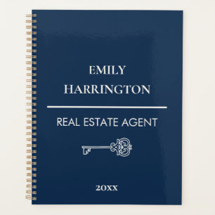 Classic Key Navy Real Estate Agent Planner