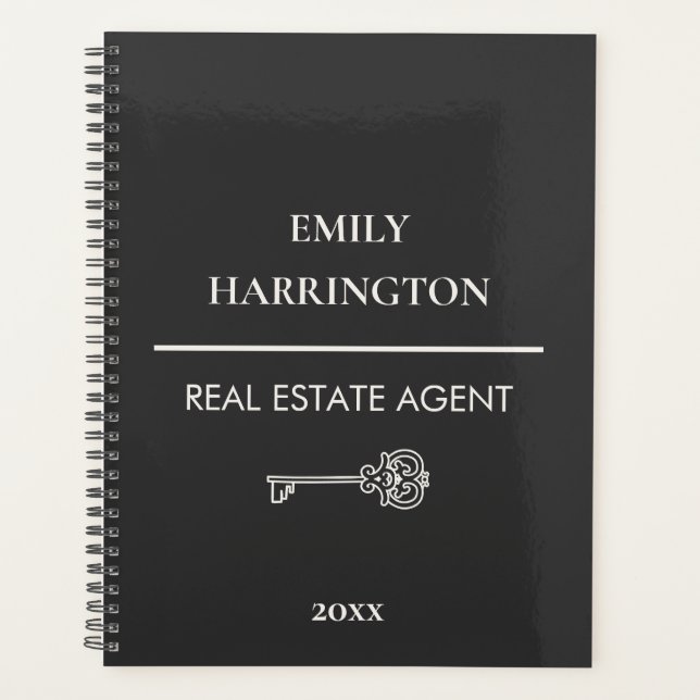 Classic Key Neutral Real Estate Agent Planner (Front)