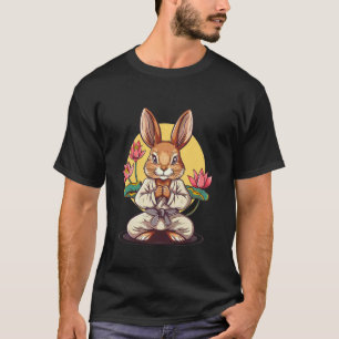 Classic Kickboxing Rabbit Taekwondo Karate MMA Bun T-Shirt