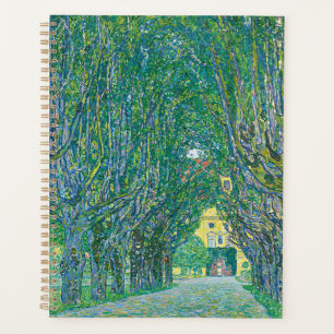 Classic Klimt Green Nature Landscape Fine Art Planner