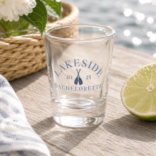 Classic Lake Bachelorette Girls Weekend Shot Glass