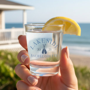 Classic Lake Bachelorette Girls Weekend Shot Glass
