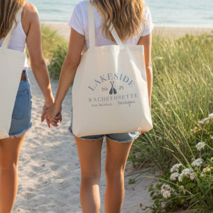Classic Lake Bachelorette Girls Weekend  Tote Bag