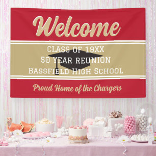 Classic! Large Custom Class Reunion banner