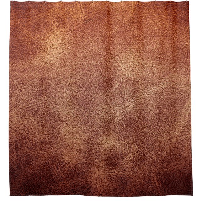 Classic Leather Texture Background Shower Curtain (Front)