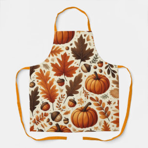 classic leaves/pumpkins/acorns Autumn  Apron