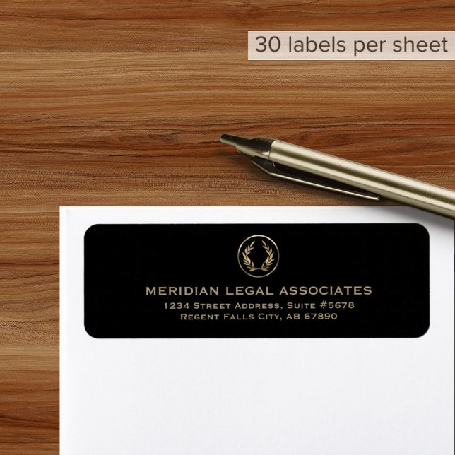 Classic Legal Return Address Label (Creator Uploaded)