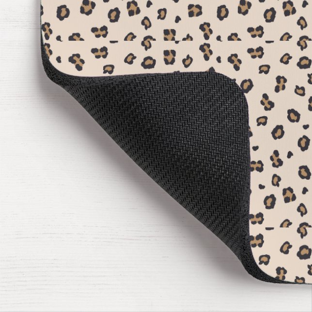 Classic Leopard Print Mouse Pad (Corner)