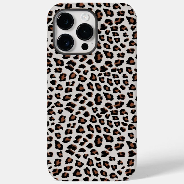 Classic Leopard Print Pattern Case-Mate iPhone Case (Back)