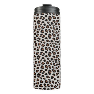 Classic Leopard Print Pattern Thermal Tumbler