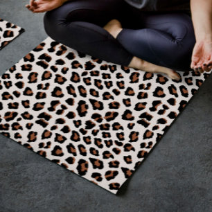 Classic Leopard Print Pattern Yoga Mat