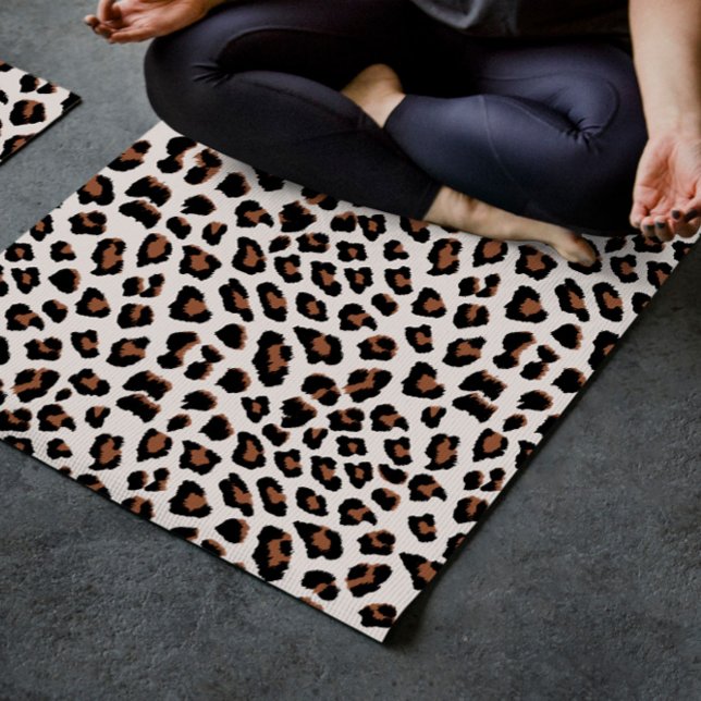 Classic Leopard Print Pattern Yoga Mat (Creator Uploaded)