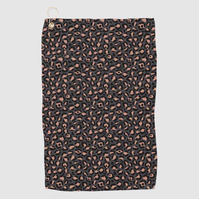 Classic Leopard Series Design 11  Golf Towel (Front)