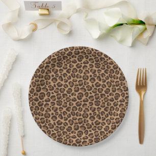 Classic Leopard Series Design 12 Paper Plate