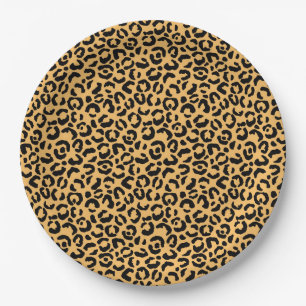 Classic Leopard Series Design 14 Paper Plate