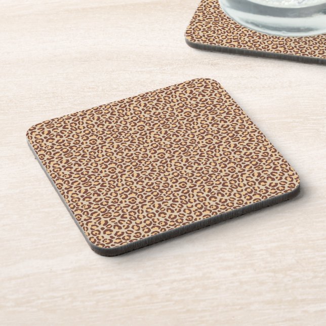 Classic Leopard Series Design 1  Coaster (Left Side)