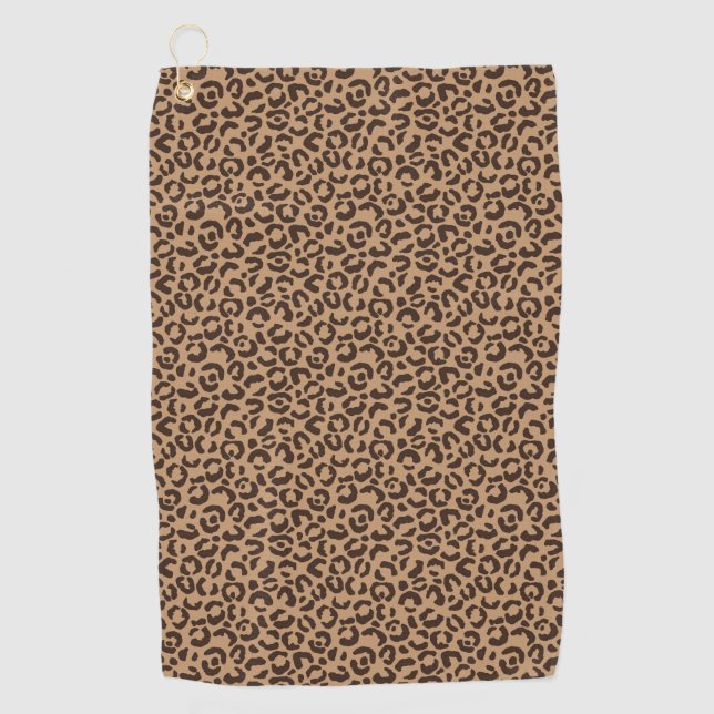 Classic Leopard Series Design 5  Golf Towel (Front)