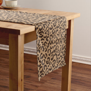 Classic Leopard Series Design 5  Short Table Runner