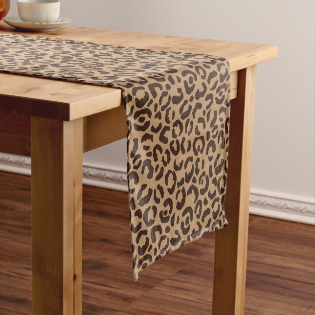 Classic Leopard Series Design 5  Short Table Runner (In Situ)