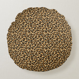 Classic Leopard Series Design 6  Round Cushion