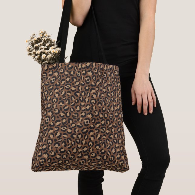 Classic Leopard Series Design 7   Tote Bag (Close Up)