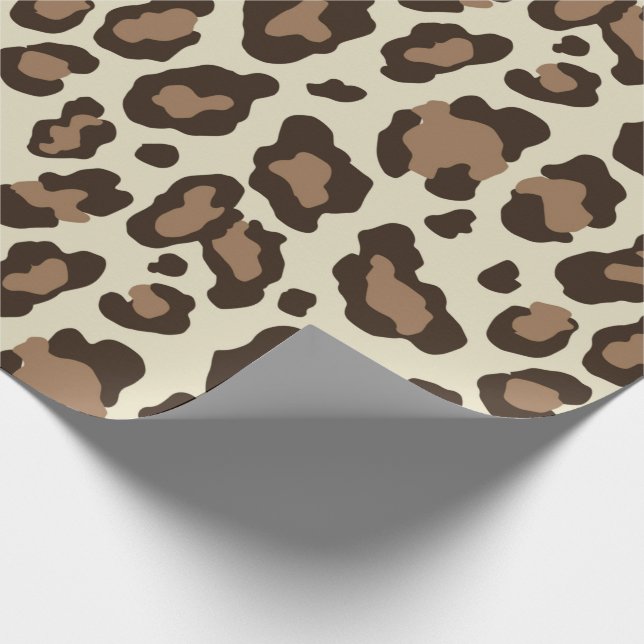 Classic Leopard Wrapping Paper (Corner)