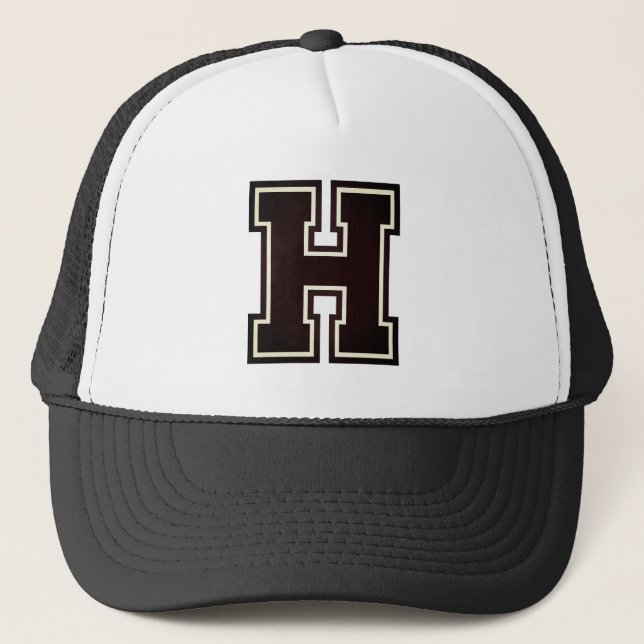 Classic Letter "H" Trucker Hat (Front)