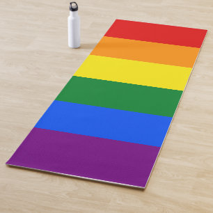 Classic LGBTQ Rainbow Pride Flag Yoga Mat