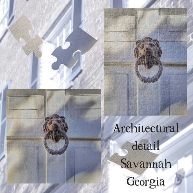 Classic LionHead Doorknocker Architectural Jigsaw Puzzle (Creator Uploaded)