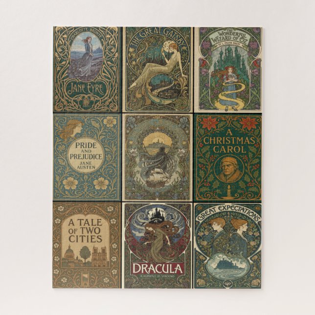 Classic Literature Puzzle (Vertical)