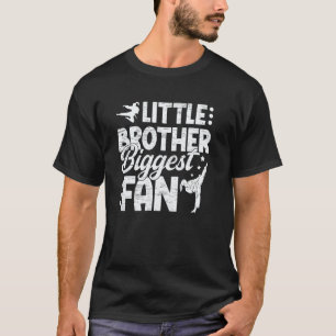 Classic Little Brother Biggest Fan Karate Brother  T-Shirt