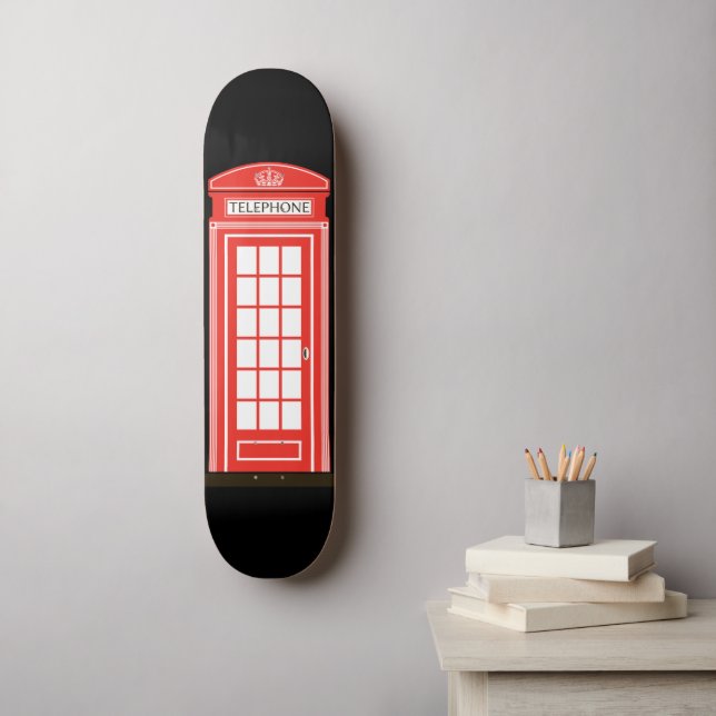 Classic London telephone box Skateboard (Wall Art)