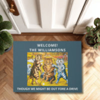 Classic Louis Wain Cats Playing Golf Personalised