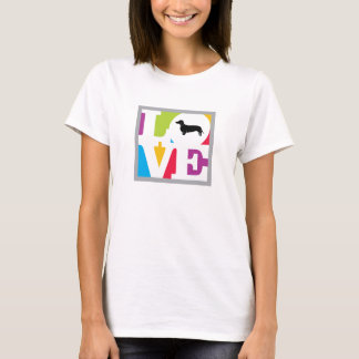 Classic Love Dachshund in Colour T-Shirt