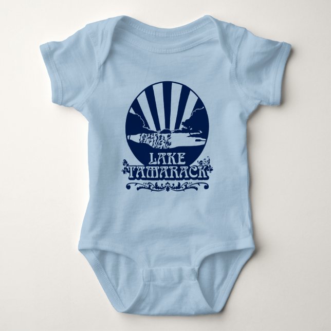 Classic LT design : Baby Boy Baby Bodysuit (Front)