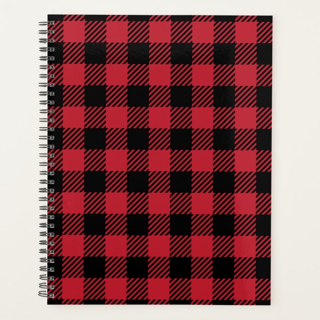 Classic Lumberjack Check Pattern Planner (Front)