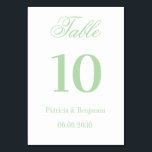 Classic Luxe | Elegant Dusty Blue Wedding  Table Number<br><div class="desc">These elegant,  luxe wedding table numbers feature a dusty blue border and a lighter blue and white design. There is a mix of classic text and modern calligraphy for a classy and minimalist design perfect for your timeless,  formal reception.</div>