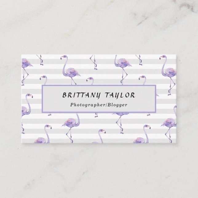 Classic Luxury Rose White Business Card (Front)