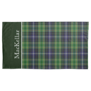 Classic MacKellar Tartan Plaid King Pillow Case