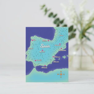 Classic Map Of Spain