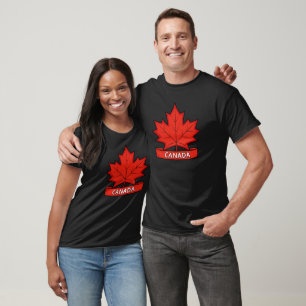 Classic Maple Leaf Banner Canada T-Shirt