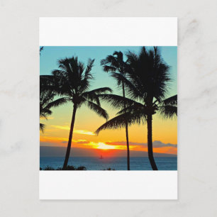 CLASSIC MAUI SUNSET! POSTCARD