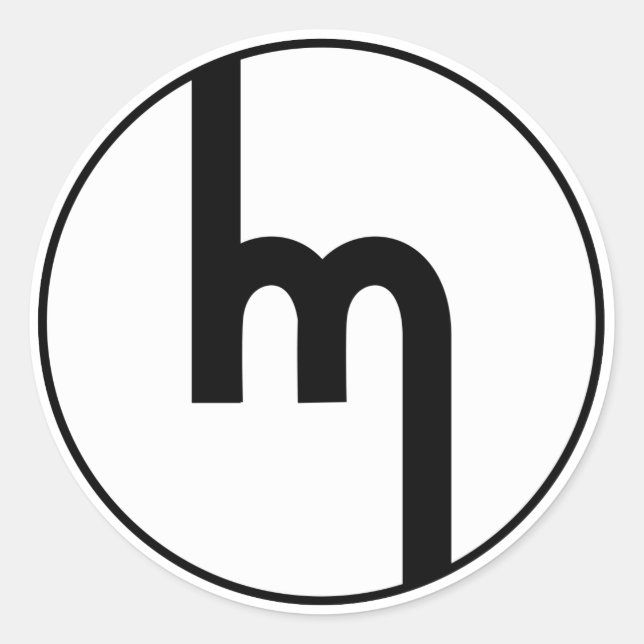 Classic Mazda emblem sticker (Front)