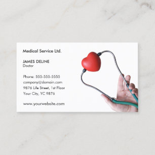 Classic Medical Doctor Business Card Template
